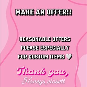 Make an offer 🎀